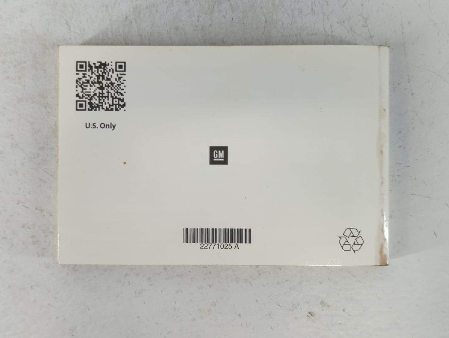 2013 Chevrolet Cruze Owners Manual Book Guide P/N:22771025 OEM Used Auto Parts - Oemusedautoparts1.com