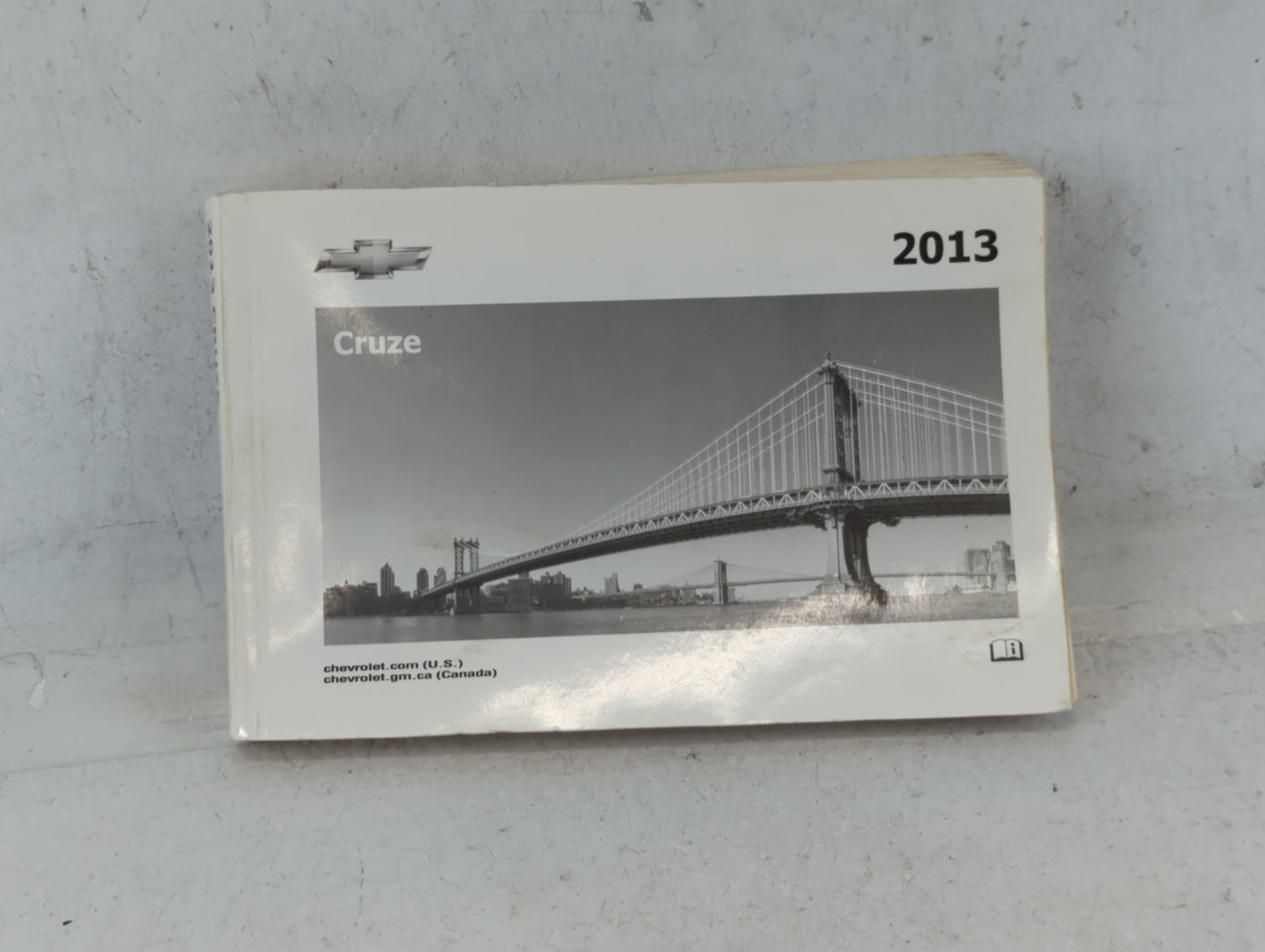 2013 Chevrolet Cruze Owners Manual Book Guide P/N:22771025 A OEM Used Auto Parts - Oemusedautoparts1.com