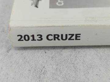 2013 Chevrolet Cruze Owners Manual Book Guide P/N:22771025 A OEM Used Auto Parts