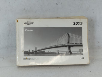 compare product 2013 Chevrolet Cruze Owners Manual Book Guide P/N:22771025 B OEM Used Auto Parts