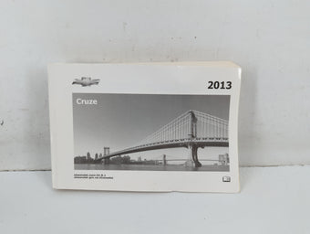 compare product 2013 Chevrolet Cruze Owners Manual Book Guide P/N:22771025 OEM Used Auto Parts