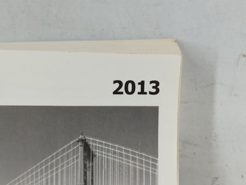 2013 Chevrolet Cruze Owners Manual Book Guide P/N:22771025 A OEM Used Auto Parts