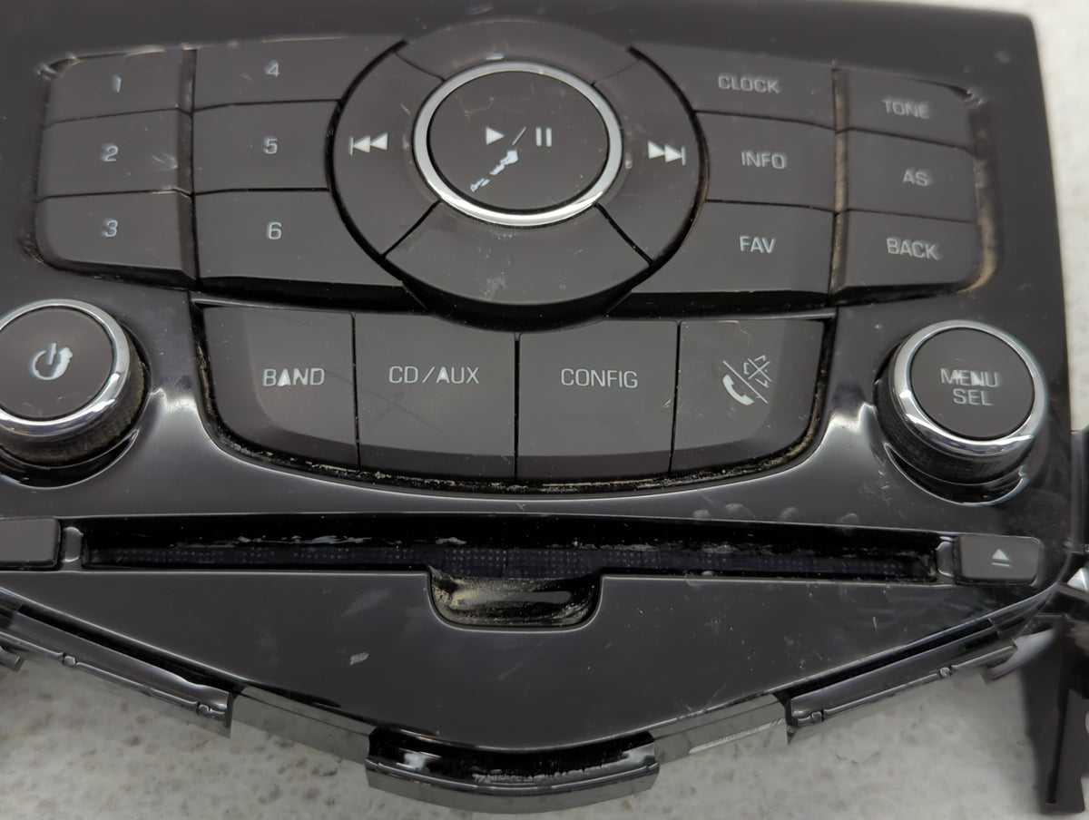 2013-2013 Chevrolet Cruze Am Fm Cd Player Radio Receiver 748327 - Oemusedautoparts1.com
