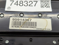 2013-2013 Chevrolet Cruze Am Fm Cd Player Radio Receiver 748327 - Oemusedautoparts1.com