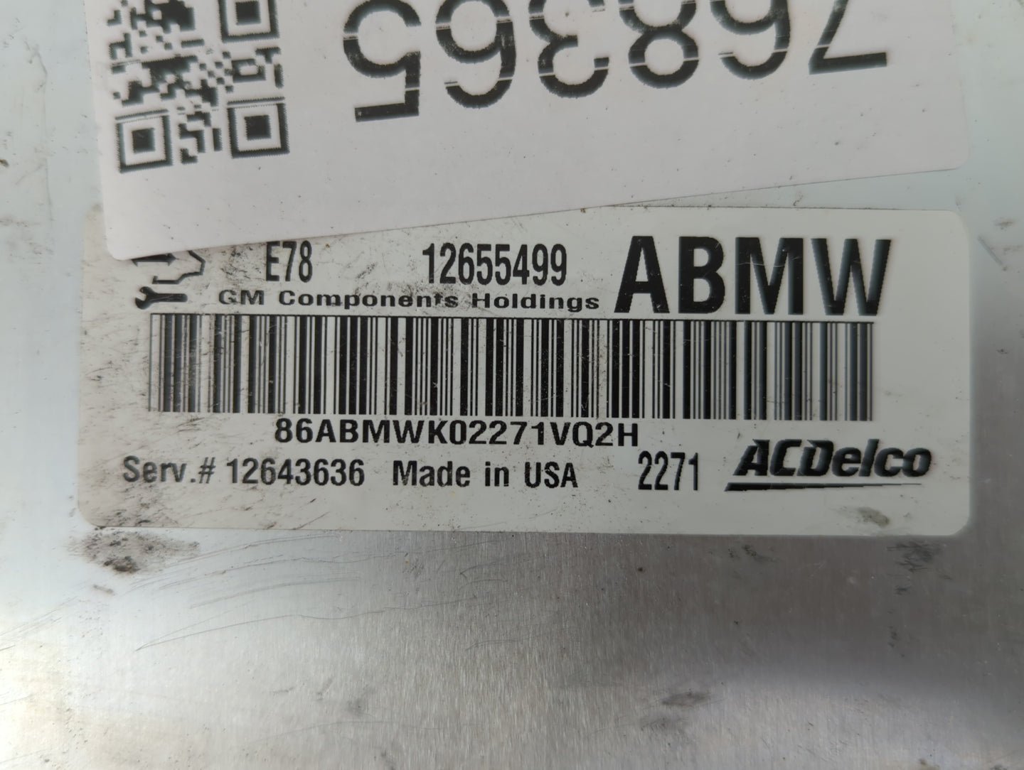 2012-2016 Chevrolet Cruze PCM Engine Control Computer ECU ECM PCU OEM P/N:12643636 12655499 Fits OEM Used Auto Parts - Oemus