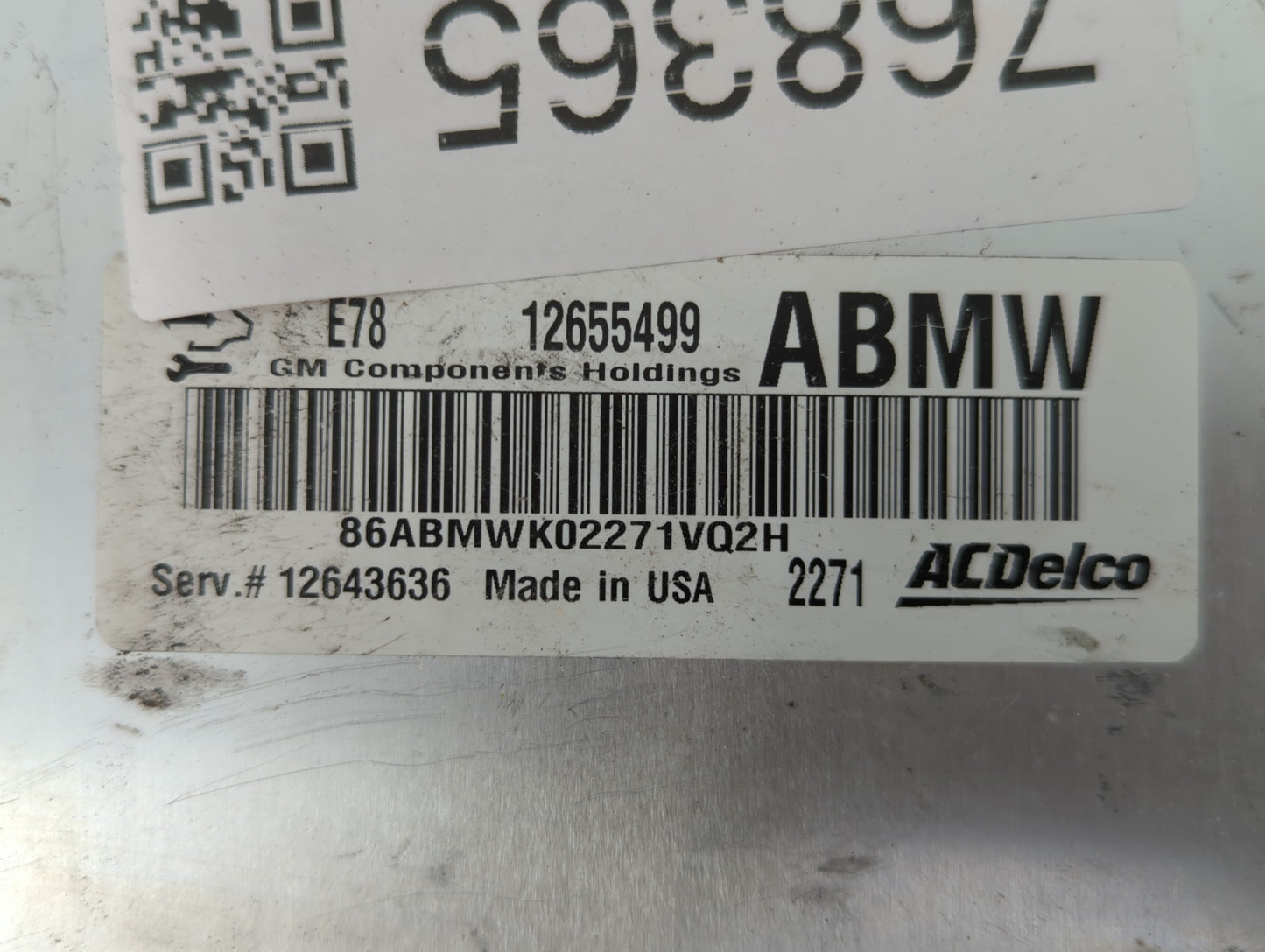 2012-2016 Chevrolet Cruze PCM Engine Control Computer ECU ECM PCU OEM P/N:12643636 12655499 Fits OEM Used Auto Parts - Oemus