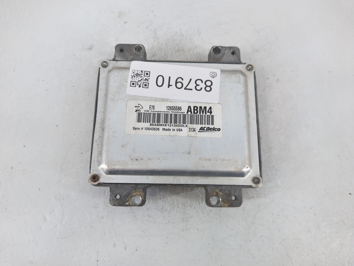 2012-2016 Chevrolet Cruze PCM Engine Control Computer ECU ECM PCU OEM P/N:126555586 E78 Fits Fits 2011 2012 2013 2014 2015 2