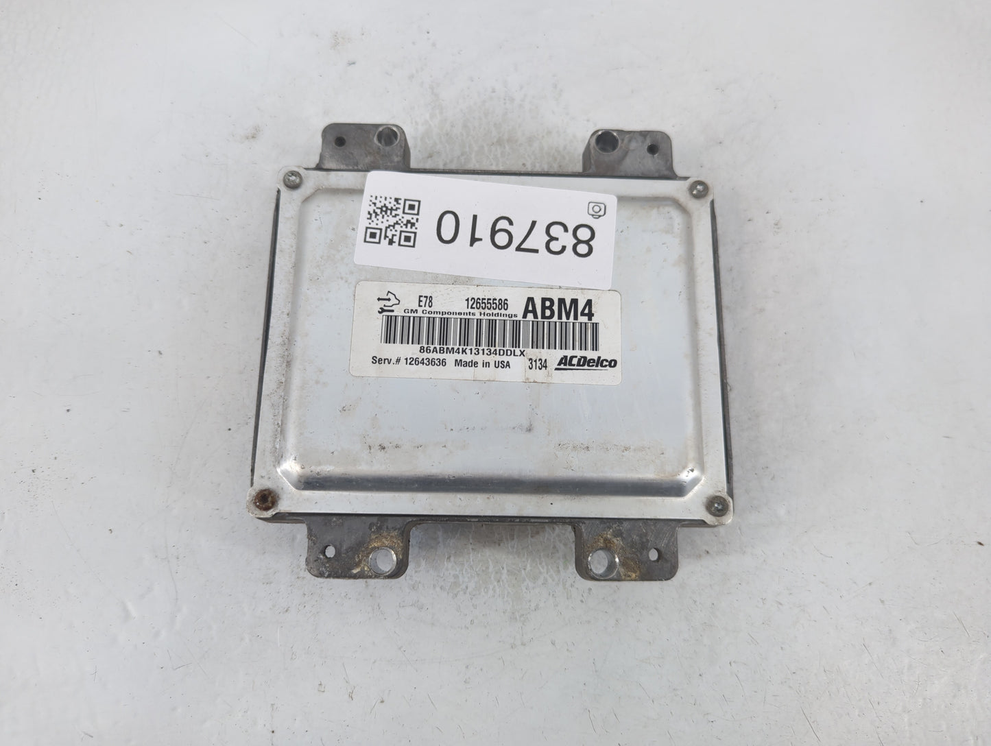 2012-2016 Chevrolet Cruze PCM Engine Control Computer ECU ECM PCU OEM P/N:126555586 E78 Fits Fits 2011 2012 2013 2014 2015 2