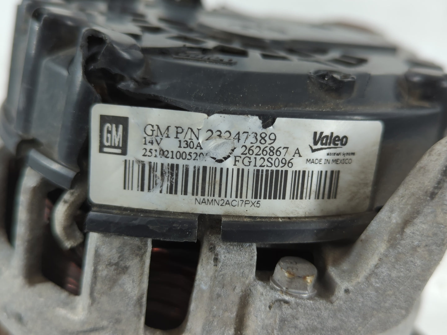 2011-2016 Chevrolet Cruze Alternator Replacement Generator Charging Assembly Engine OEM P/N:23247389 Fits OEM Used Auto Part