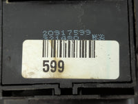 2010-2017 Chevrolet Equinox Master Power Window Switch Replacement Driver Side Left P/N:20917599 Fits OEM Used Auto Parts - 
