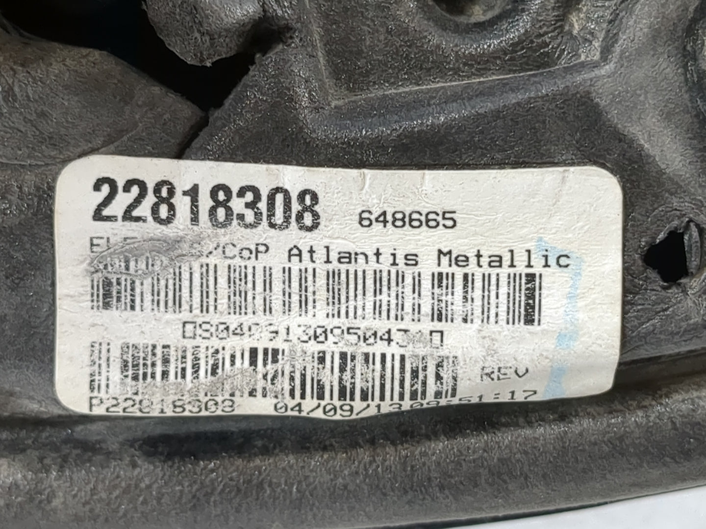 2011-2014 Chevrolet Equinox Driver Side View Mirror - Left Door Mirror OEM Used - Oemusedautoparts1.com