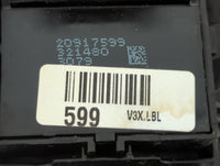2010-2017 Chevrolet Equinox Master Power Window Switch Replacement Driver Side Left P/N:20917599 Fits OEM Used Auto Parts - 
