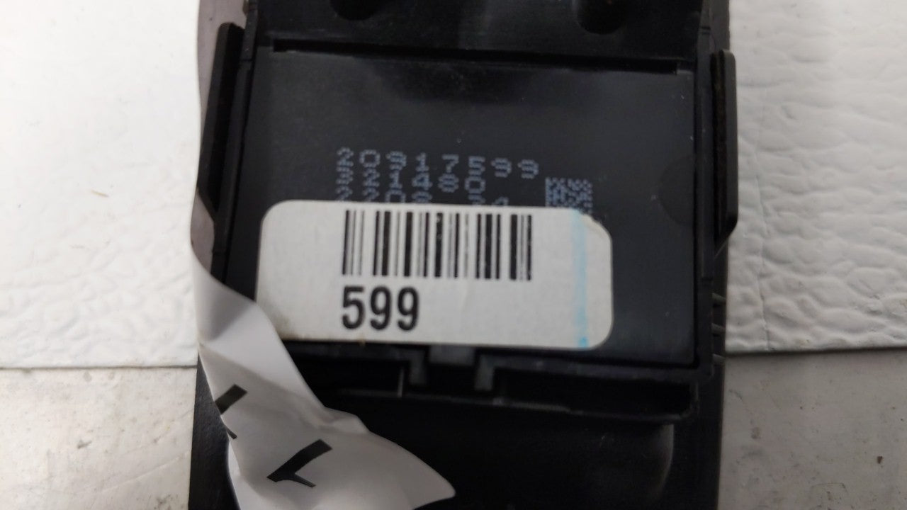2010-2017 Chevrolet Equinox Master Power Window Switch Replacement Driver Side Left P/N:20917599 25983673 Fits OEM Used Auto
