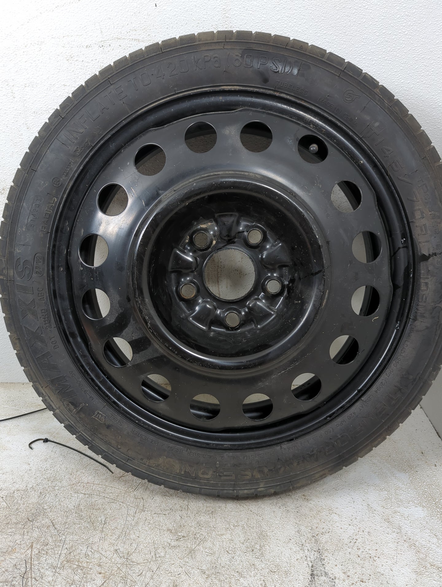 2010-2017 Chevrolet Equinox Spare Donut Tire Wheel Rim Oem 1173669 - Oemusedautoparts1.com