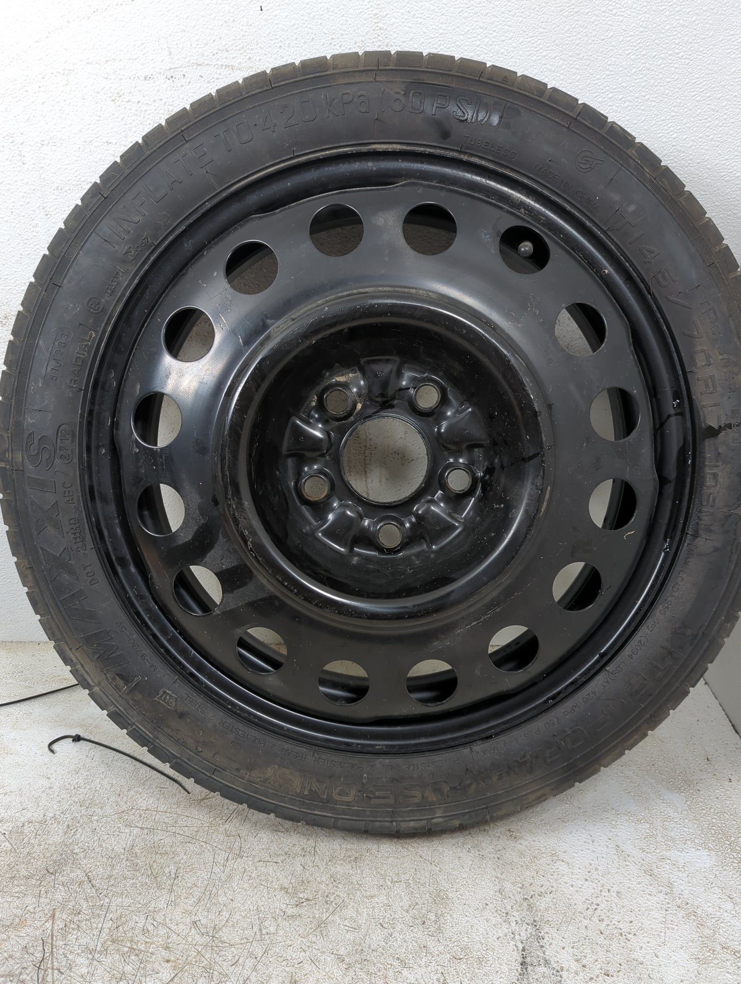 2010-2017 Chevrolet Equinox Spare Donut Tire Wheel Rim Oem 1173669 - Oemusedautoparts1.com
