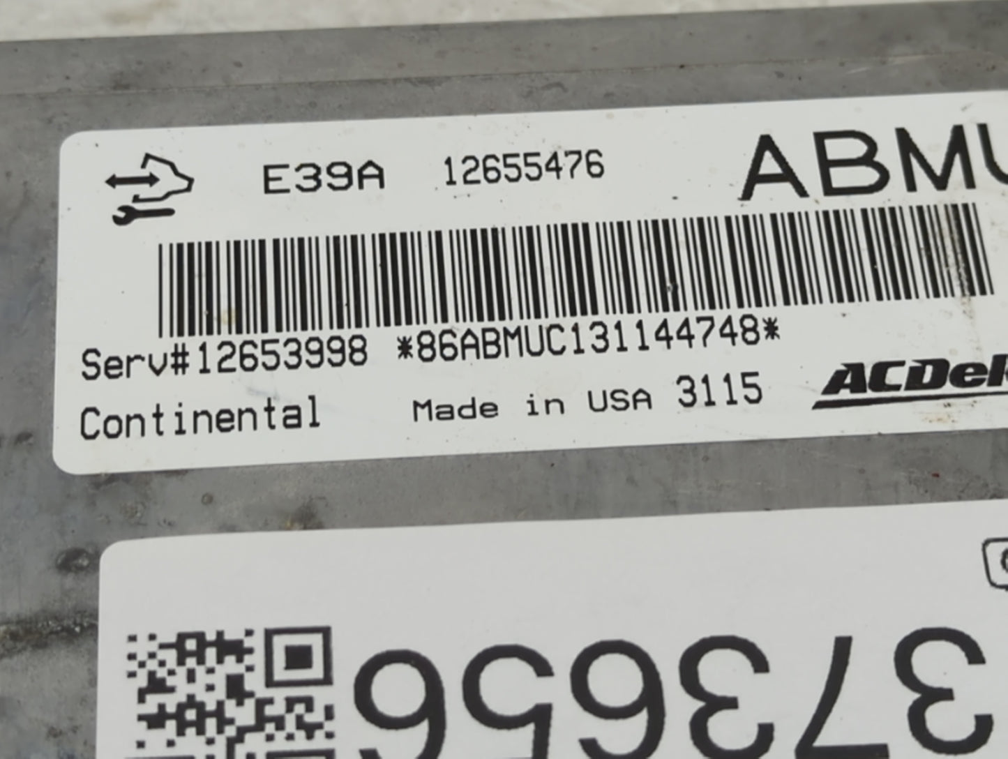 2013-2016 Chevrolet Equinox PCM Engine Control Computer ECU ECM PCU OEM P/N:12655476 Fits Fits 2013 2014 2015 2016 OEM Used 