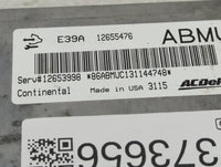 2013-2016 Chevrolet Equinox PCM Engine Control Computer ECU ECM PCU OEM P/N:12655476 Fits Fits 2013 2014 2015 2016 OEM Used 