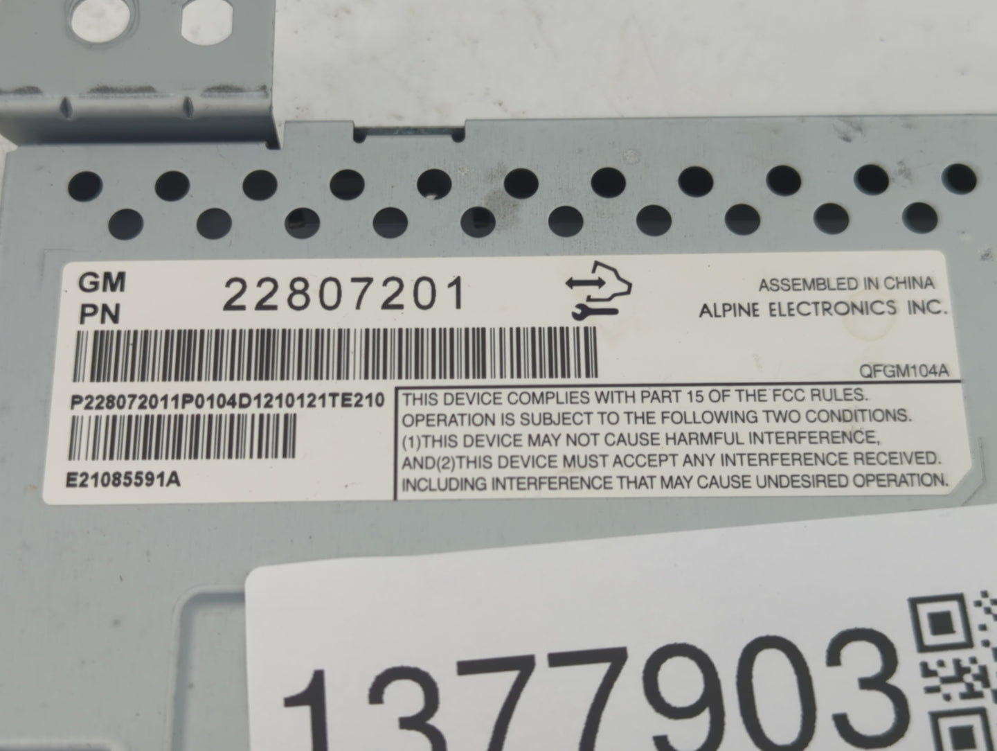 2012-2017 Chevrolet Equinox Information Display Screen - Oemusedautoparts1.com