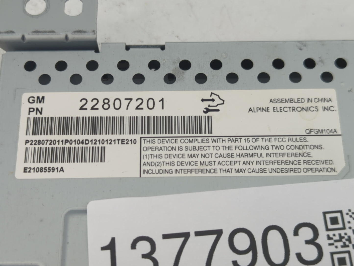 2012-2017 Chevrolet Equinox Information Display Screen - Oemusedautoparts1.com