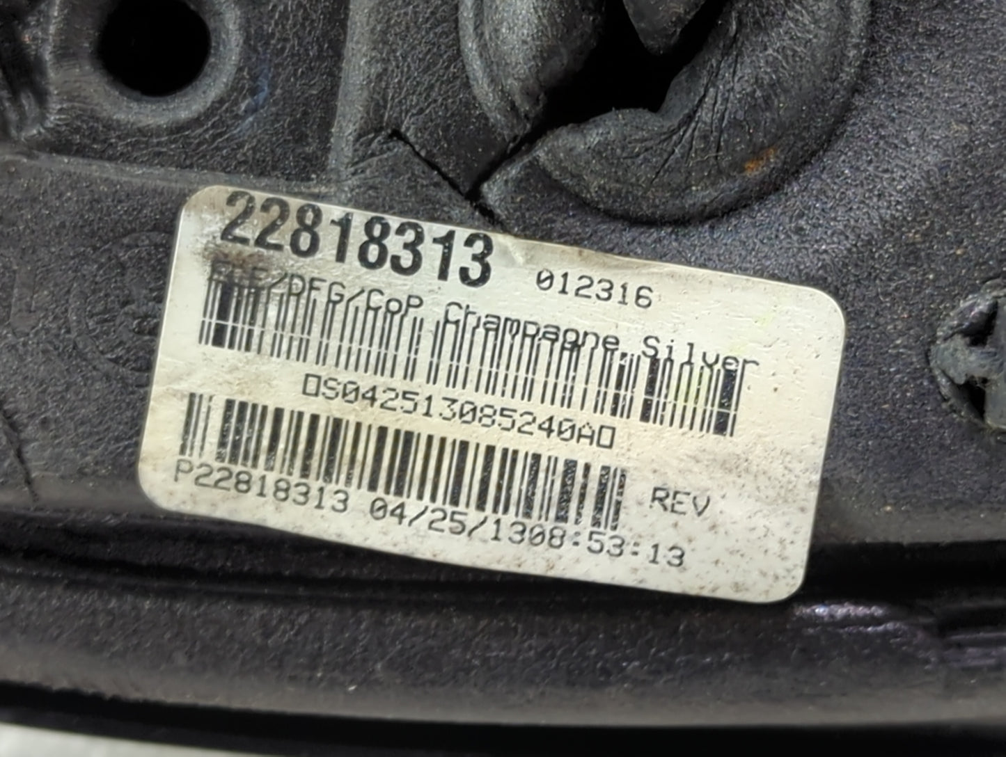 2011-2014 Chevrolet Equinox Passenger Side View Mirror - Right Door Mirror OEM Used - Oemusedautoparts1.com