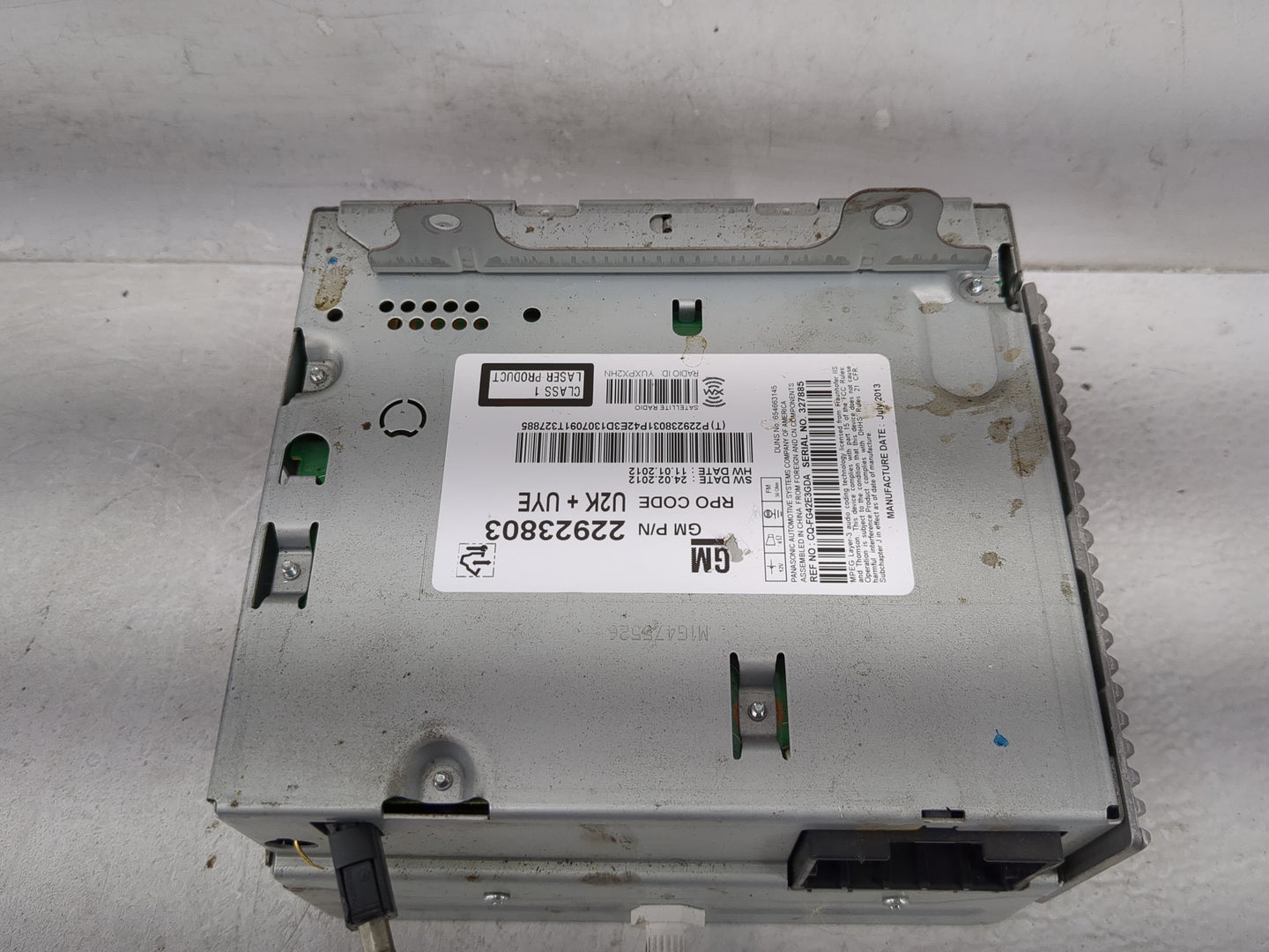 2013-2015 Chevrolet Equinox Radio AM FM Cd Player Receiver Replacement P/N:22923803 Fits Fits 2013 2014 2015 2016 OEM Used A
