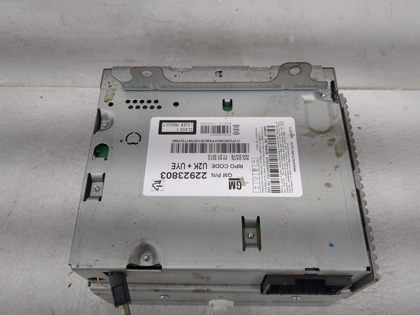 2013-2015 Chevrolet Equinox Radio AM FM Cd Player Receiver Replacement P/N:22923803 Fits Fits 2013 2014 2015 2016 OEM Used A