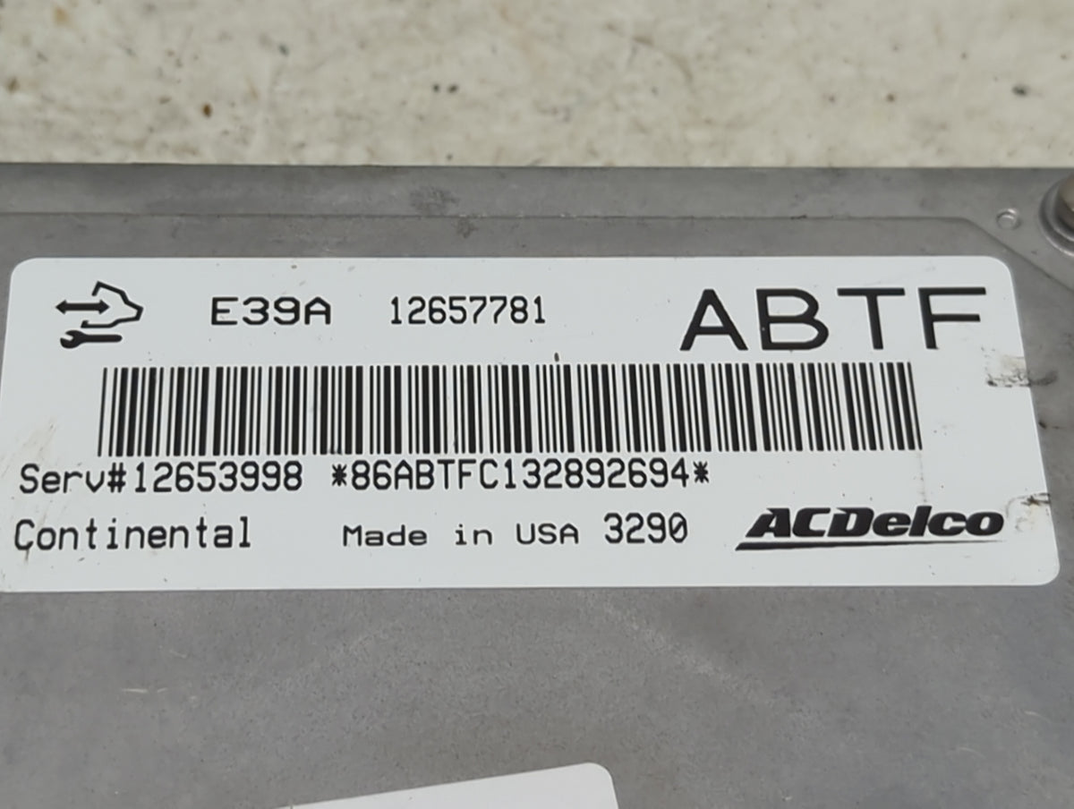 2013-2016 Chevrolet Equinox PCM Engine Control Computer ECU ECM PCU OEM P/N:12657781 Fits 2013 2014 2015 2016 OEM Used Auto 