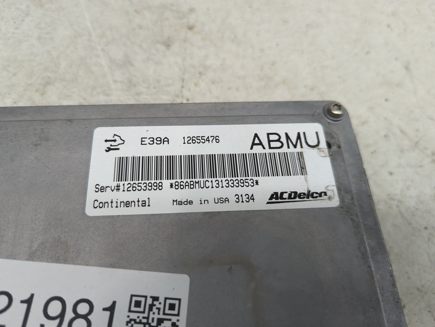 2013-2016 Chevrolet Equinox PCM Engine Control Computer ECU ECM PCU OEM P/N:12655476 Fits Fits 2013 2014 2015 2016 OEM Used 