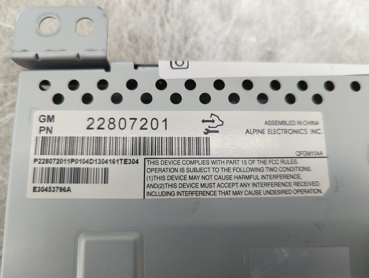 2012-2017 Chevrolet Equinox Information Radio Display Screen Black - Oemusedautoparts1.com