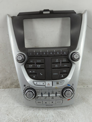 2012-2015 Chevrolet Equinox Radio Control Panel Silver - Oemusedautoparts1.com