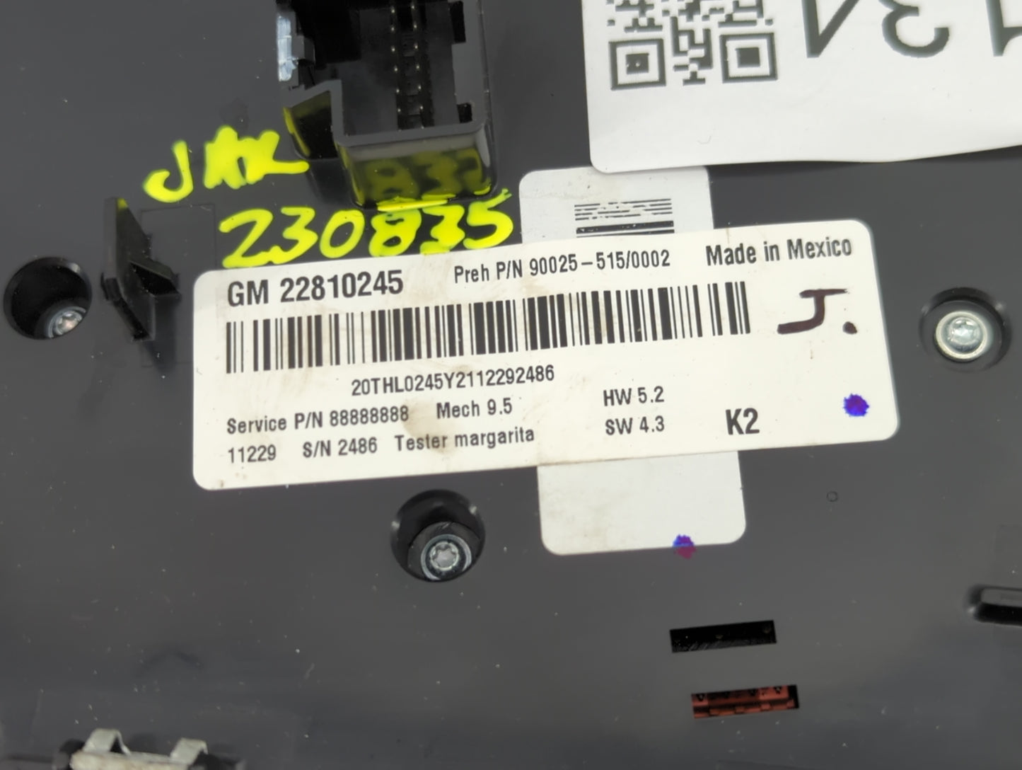 2012-2015 Chevrolet Equinox Radio Control Panel 1469134 - Oemusedautoparts1.com
