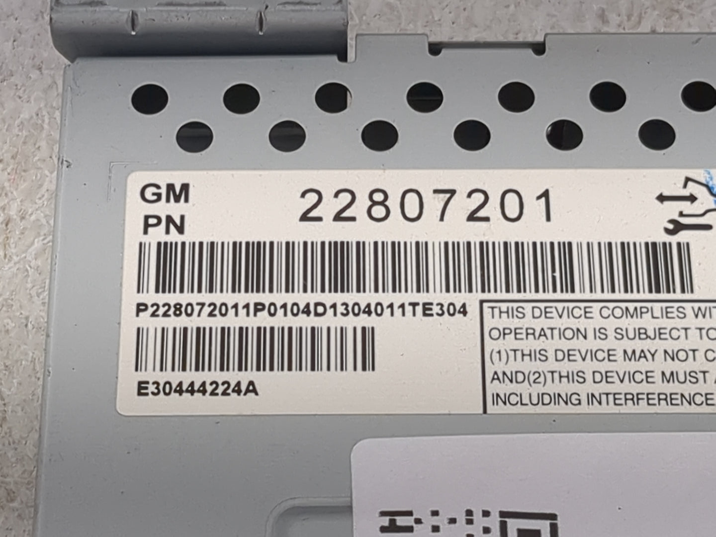 2012-2017 Chevrolet Equinox Information Display Screen 1475023 - Oemusedautoparts1.com