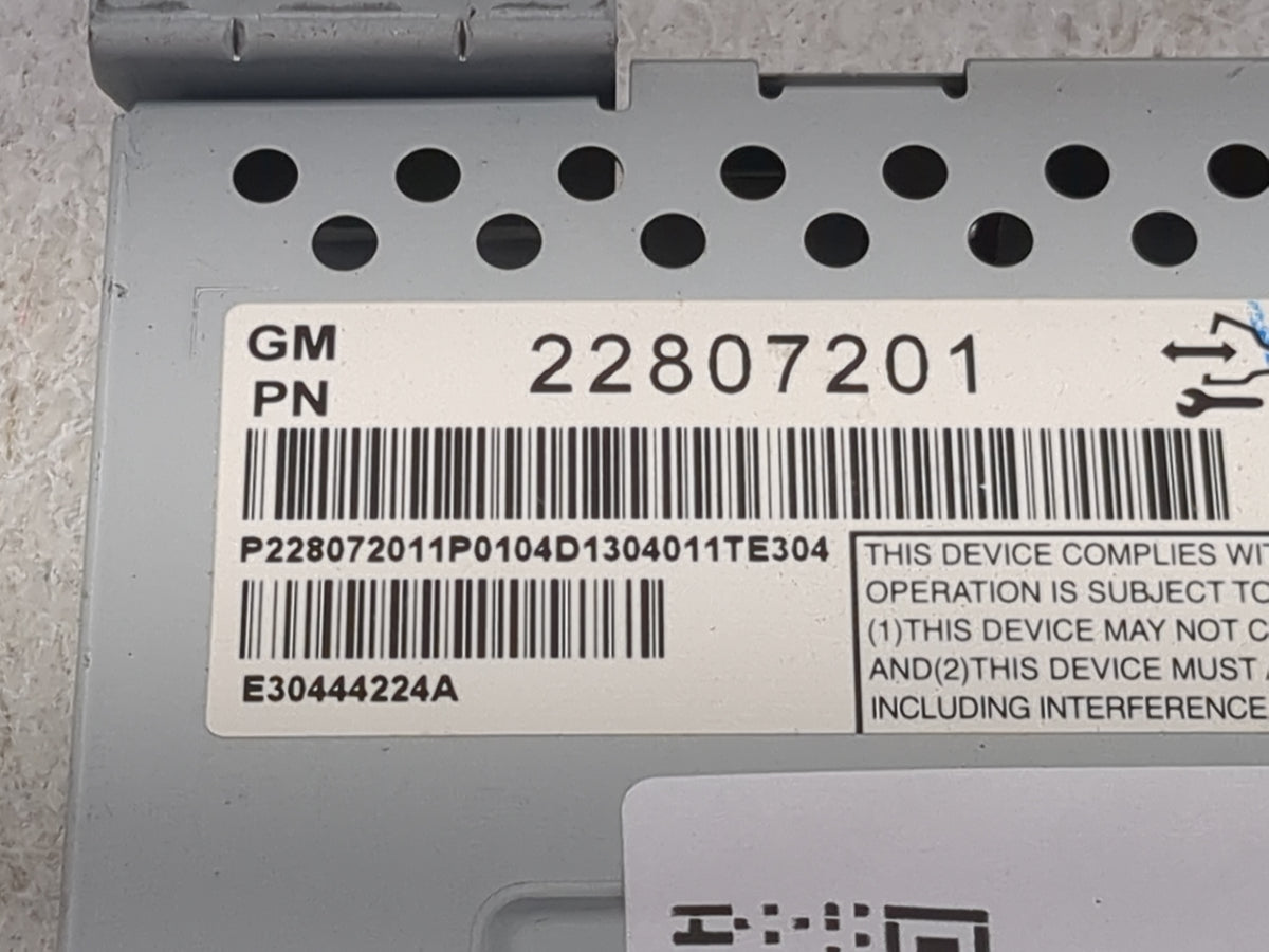 2012-2017 Chevrolet Equinox Information Radio Display Screen 1475023 - Oemusedautoparts1.com