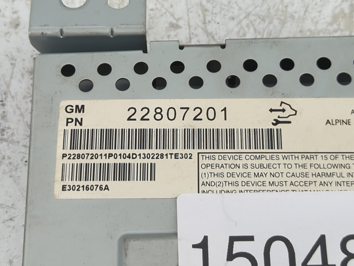 2012-2017 Chevrolet Equinox Information Radio Display Screen 1504810 - Oemusedautoparts1.com