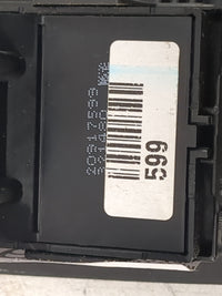 2010-2017 Chevrolet Equinox Master Power Window Switch Replacement Driver Side Left P/N:20917599 Fits OEM Used Auto Parts - 