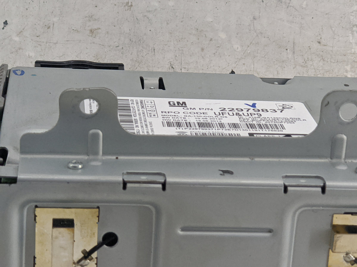 2013 Chevrolet Equinox Radio AM FM Cd Player Receiver Replacement P/N:22979837 GA-130-COLR-NS, ACJ-GA-130-COLR, CQ-FG72E7GDA