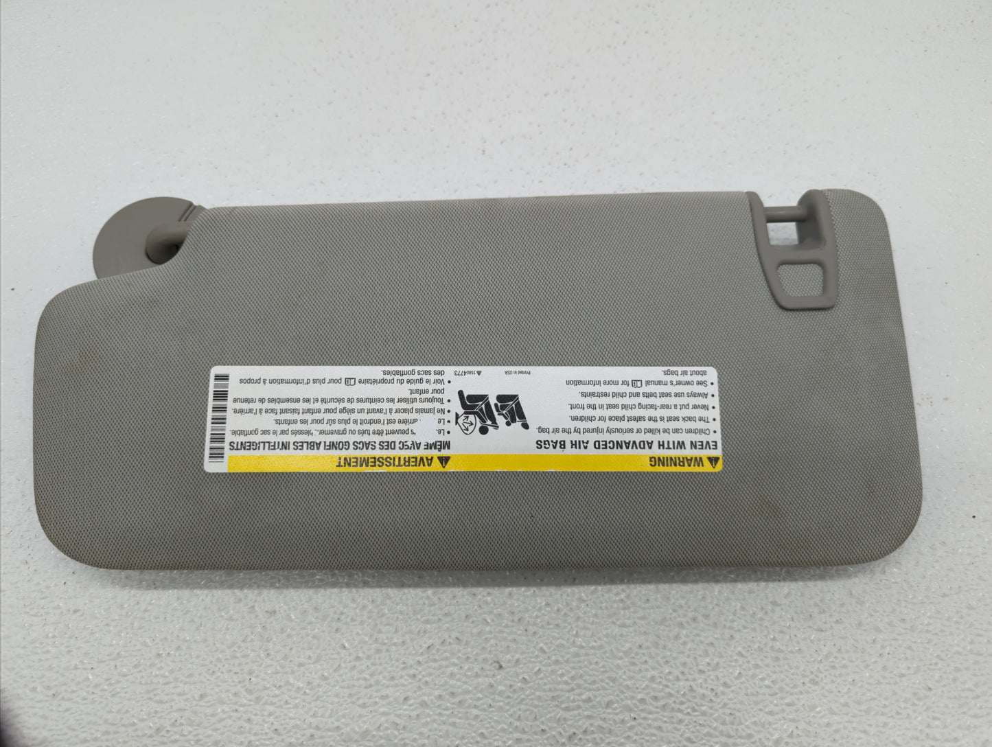 2010-2017 Chevrolet Equinox Sun Visor Shade Replacement Passenger Right Mirror Fits Fits 2010 2011 2012 2013 2014 2015 2016 