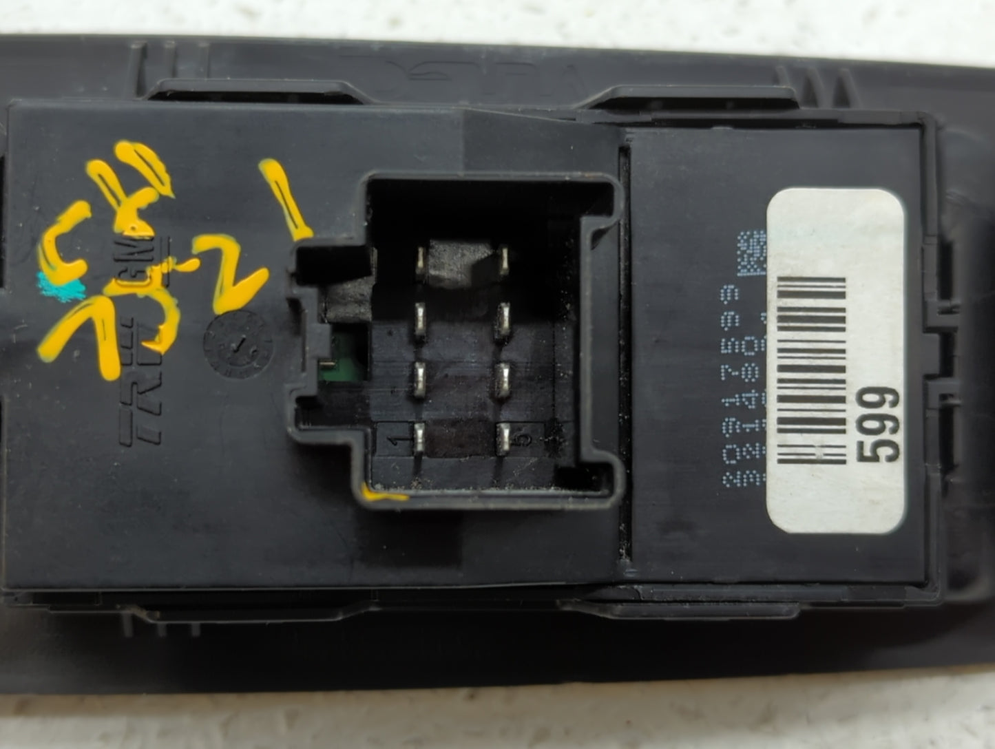 2010-2017 Chevrolet Equinox Master Power Window Switch Replacement Driver Side Left P/N:20317599 25983673 Fits OEM Used Auto