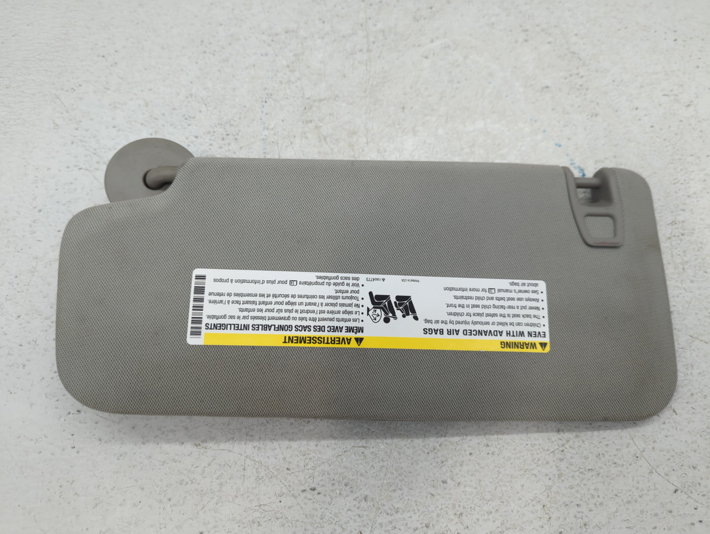 2010-2017 Chevrolet Equinox Sun Visor Shade Replacement Passenger Right Mirror Fits Fits 2010 2011 2012 2013 2014 2015 2016 