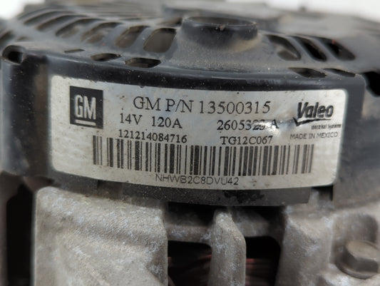 2010-2017 Chevrolet Equinox Alternator Replacement Generator Charging Assembly Engine OEM P/N:13500315 Fits OEM Used Auto Parts