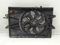 2010-2017 Chevrolet Equinox Left Radiator Fan Motor Assembly Black - Oemusedautoparts1.com