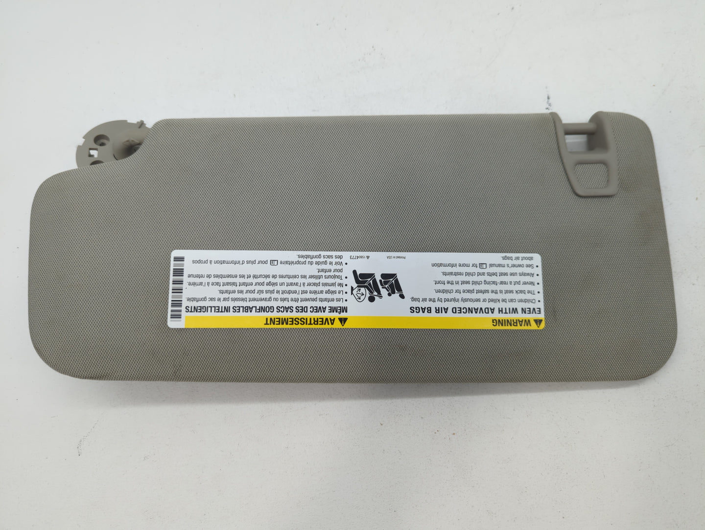 2010-2017 Chevrolet Equinox Sun Visor Shade Replacement Passenger Right Mirror Fits Fits 2010 2011 2012 2013 2014 2015 2016 