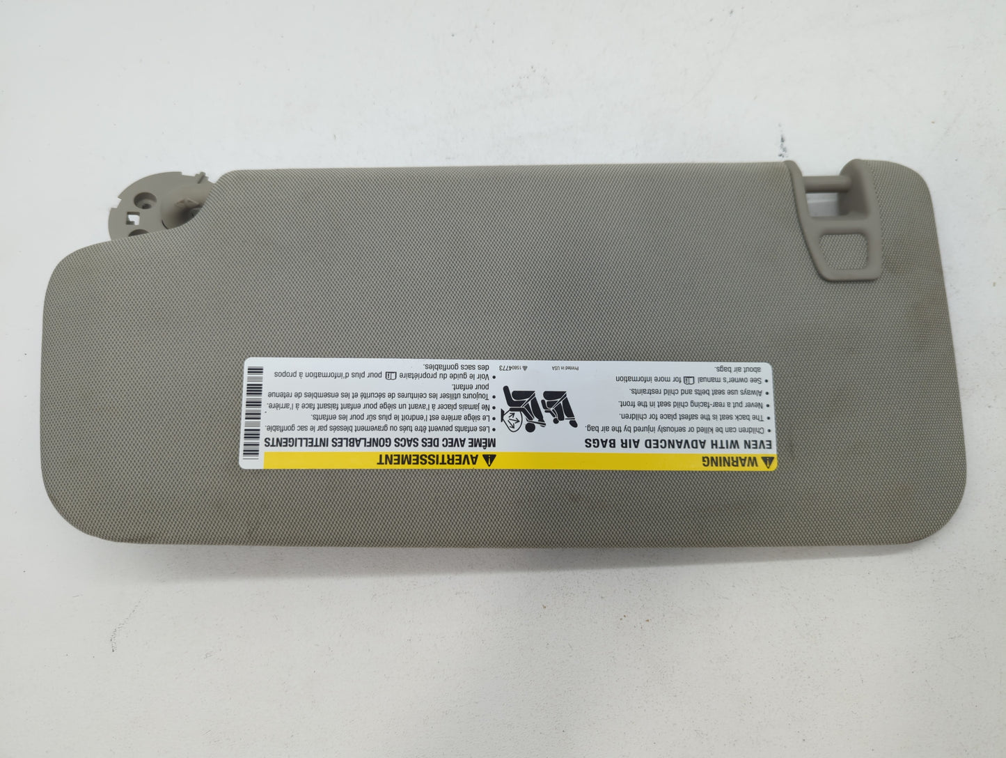 2010-2017 Chevrolet Equinox Sun Visor Shade Replacement Passenger Right Mirror Fits Fits 2010 2011 2012 2013 2014 2015 2016 