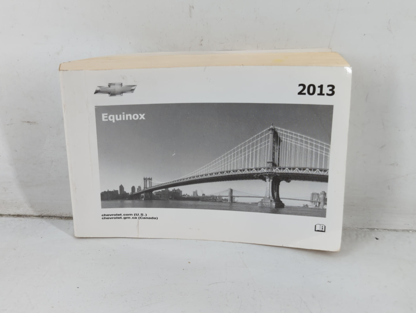 2013 Chevrolet Equinox Owners Manual Book Guide P/N:20960970 B OEM Used Auto Parts - Oemusedautoparts1.com