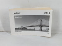 2013 Chevrolet Equinox Owners Manual Book Guide P/N:20960970 B OEM Used Auto Parts - Oemusedautoparts1.com