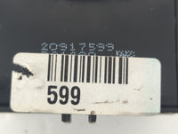2010-2017 Chevrolet Equinox Master Power Window Switch Replacement Driver Side Left P/N:20917599 Fits OEM Used Auto Parts - 
