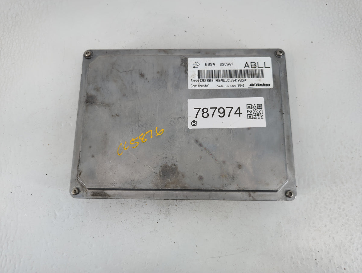2013-2016 Chevrolet Equinox PCM Engine Control Computer ECU ECM PCU OEM P/N:E39A 12655007 Fits 2013 2014 2015 2016 OEM Used 