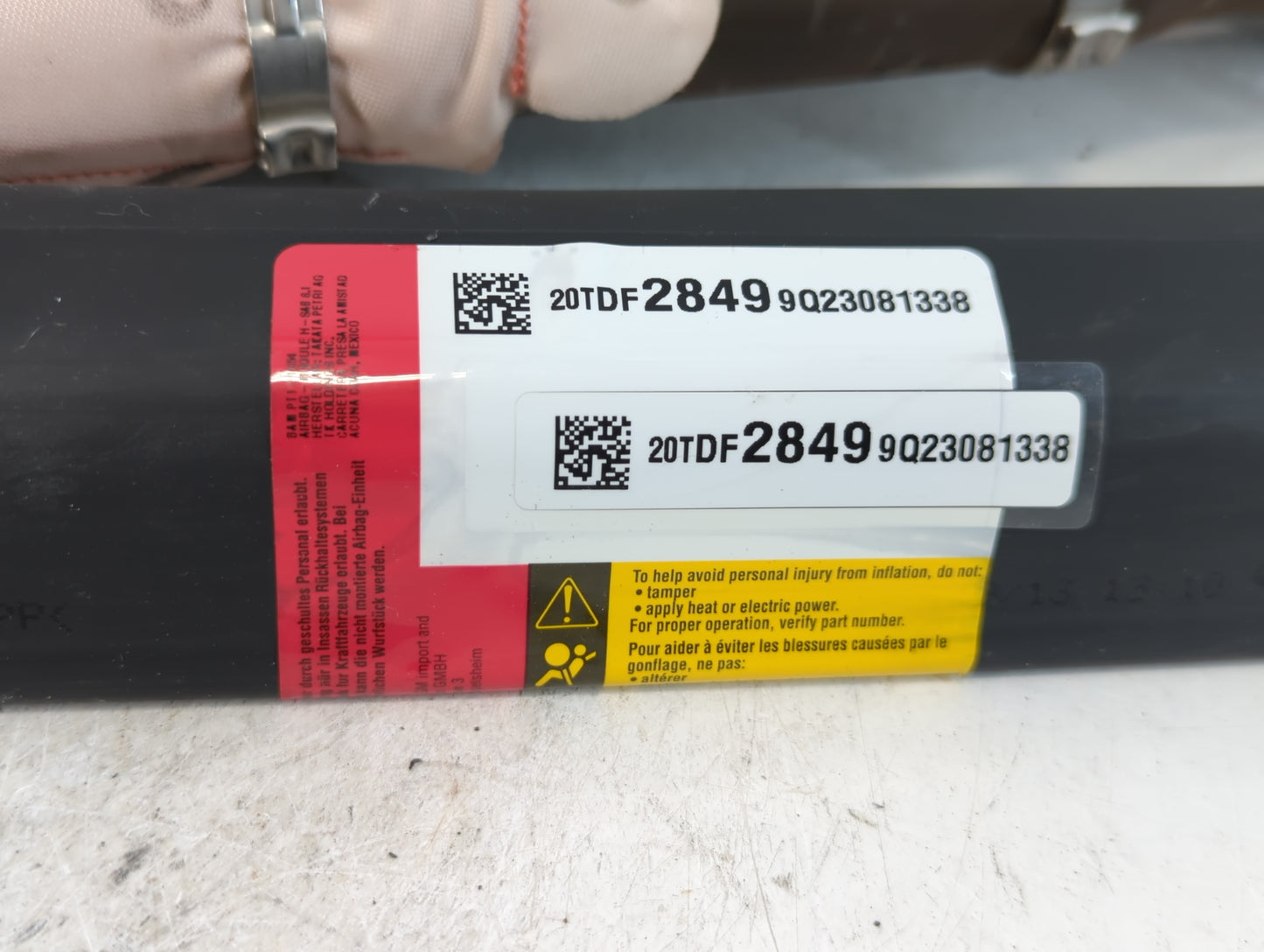 2010-2017 Chevrolet Equinox Passenger Curtain Air Bag Oem - Oemusedautoparts1.com