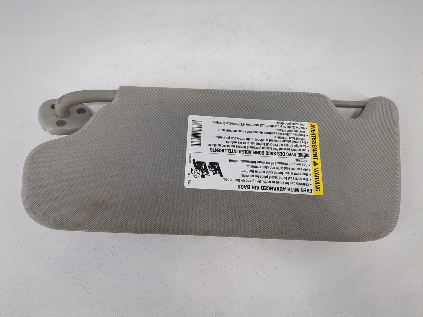 2006-2016 Chevrolet Impala Sun Visor Shade Replacement Passenger Right Mirror Fits OEM Used Auto Parts - Oemusedautoparts1.c