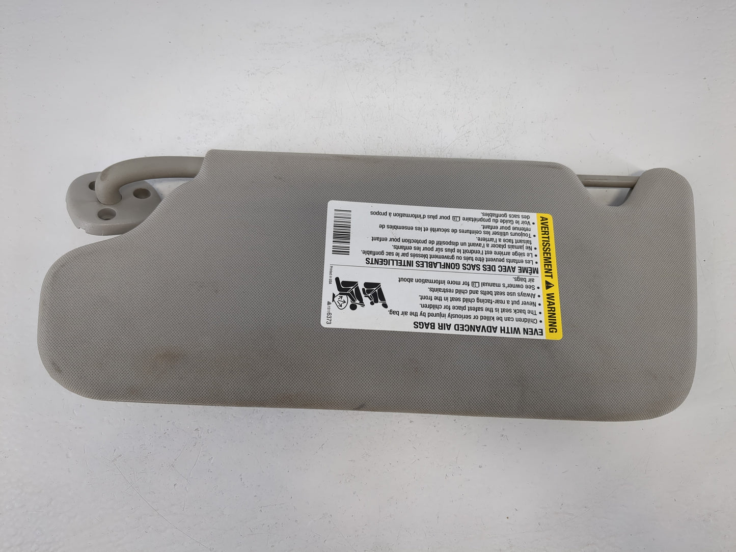 2006-2016 Chevrolet Impala Sun Visor Shade Replacement Passenger Right Mirror Fits OEM Used Auto Parts - Oemusedautoparts1.c